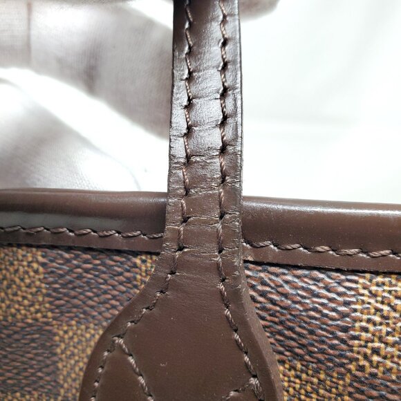 Louis Vuitton Damier Ebene Canvas Neverfull MM Tote w/ COA - Picture 12 of 16